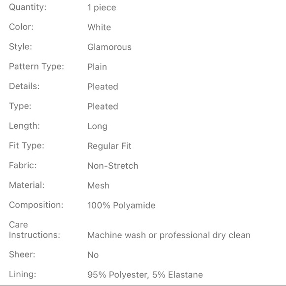 🤩host pick🤩Pleated mesh skirt - Picture 5 of 5